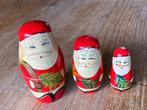 Matroesjka kerstman kerstmis kerst 3-delig, Ophalen of Verzenden, Gebruikt
