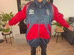 Old skool Ajax trainingsjack/regenjas, Ophalen of Verzenden, Gedragen, Blauw, Voetbal