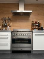 Boretti fornuis en afzuigkap (90 cm), 60 cm of meer, Ophalen of Verzenden, Zo goed als nieuw, Gas