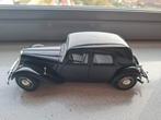 Modelauto Citroën Traction Avant - Zwart, Overige merken, Auto, 1:32 tot 1:50, Ophalen of Verzenden