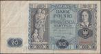 Polen 20 zlotych 1936 gebruikt p.77a (nr 37), Verzenden, Polen, Los biljet