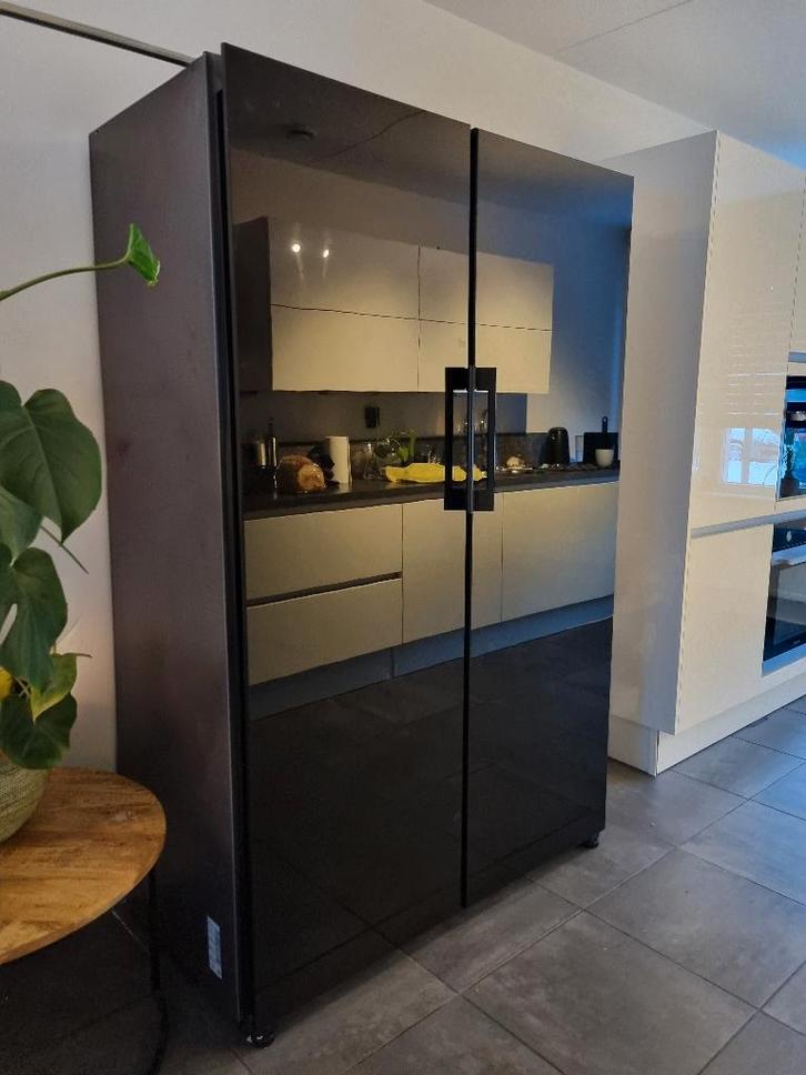 Koelkast vriezer Samsung Bespoke, Witgoed en Apparatuur, Koelkasten en IJskasten, Zo goed als nieuw, Met aparte vriezer, 200 liter of meer