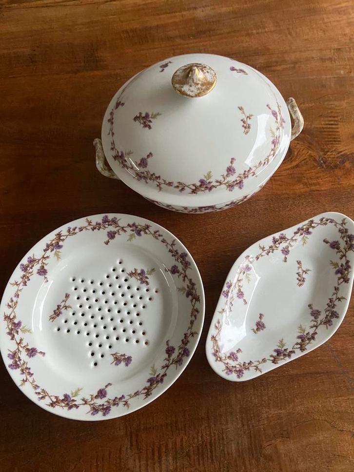 Servies (zie foto’s compleet), Antiek en Kunst, Antiek | Servies compleet, Verzenden