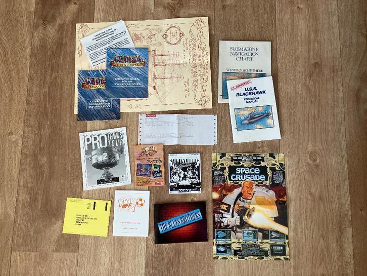 Handleidingen en flyers voor Amiga / Atari ST games, Computers en Software, Vintage Computers, Ophalen of Verzenden