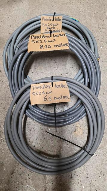 Perilex kabel 5x2,5mm2 - 3 stukken beschikbaar voor biedingen