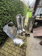 Kachelpijp onderdelen, Huis en Inrichting, Kachels, Ophalen, Gebruikt, Hout, Houtkachel