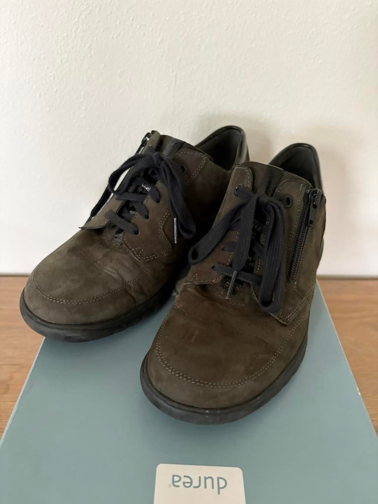 Durea sneakers mt 7 K (40,5) leest 438, Kleding | Dames, Schoenen, Verzenden, Groen, Sneakers of Gympen, Zo goed als nieuw