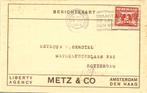 Metz + Co, Amsterdam Den Haag - 03.1926 - berichtkaart, Ophalen of Verzenden, Briefkaart
