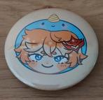 NIEUW BUTTON MET GEZICHTJE, Verzamelen, Speldjes, Pins en Buttons, Verzenden, Nieuw, Figuurtje, Button