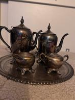 Antiek Zilveren Theeservies - F.B. Rogers Silver Co., Antiek en Kunst, Antiek | Goud en Zilver, Ophalen of Verzenden, Zilver
