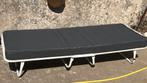 Een persoons opvouwbed 1 m 90 bij 80 cm, Eenpersoons, Wit, Zo goed als nieuw, 80 cm
