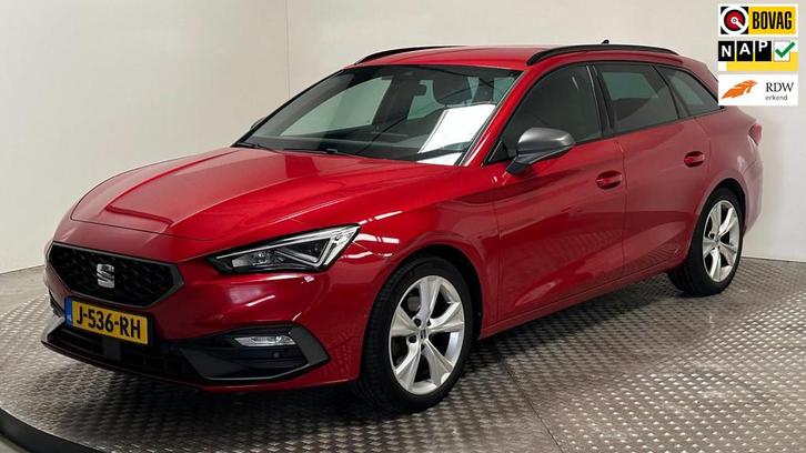 Seat Leon Sportstourer 1.5 TSI FR Launch Edition benzine nav, Auto's, Seat, Bedrijf, Te koop, Leon, ABS, Achteruitrijcamera, Adaptive Cruise Control