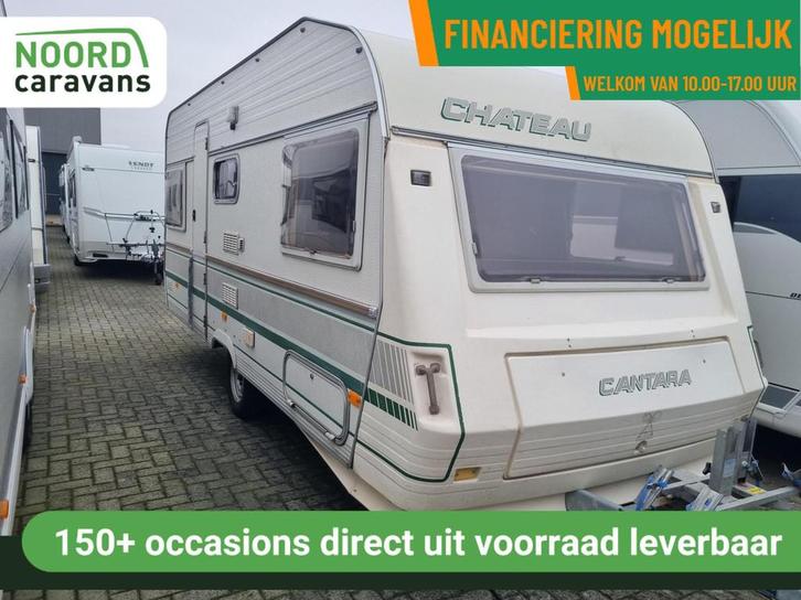 Chateau 948 cantara RONDZIT + STAPELBED + VOORTENT + LICHT, Caravans en Kamperen, Caravans, Bedrijf, tot en met 4, 750 - 1000 kg