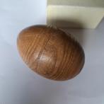 Oude naaldenkoker fournituren houten ei, Gebruikt, Verzenden