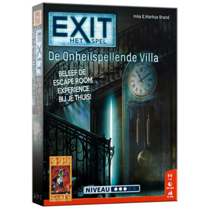 EXIT: De Onheilspellende Villa, Hobby en Vrije tijd, Gezelschapsspellen | Bordspellen, Nieuw, Ophalen of Verzenden