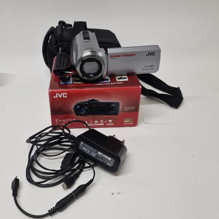 JVC Everio GZ-R310 Zilver | Nette staat, Audio, Tv en Foto, Videocamera's Digitaal, Zo goed als nieuw