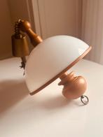 Vintage mushroom Steinhauer plafondlamp, Ophalen of Verzenden, Gebruikt, Hout, Vintage, retro