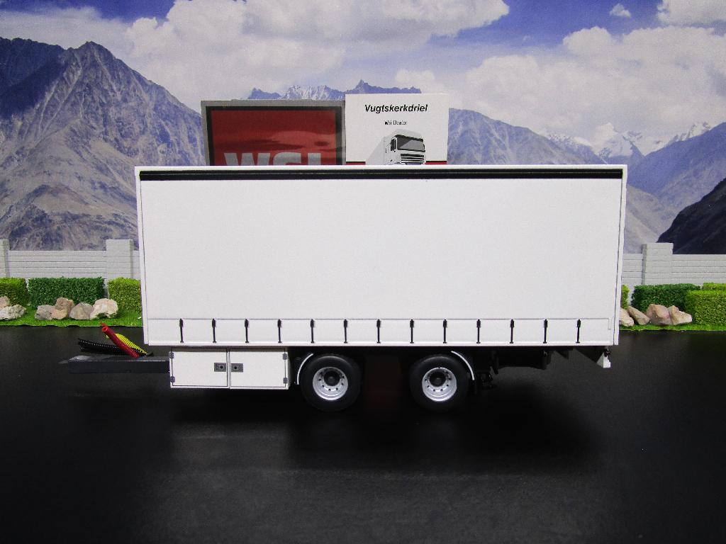 Wsi 03-2030 White Line , Schuifzeilen aanhanger, Ophalen, Nieuw, Bus of Vrachtwagen, Wsi