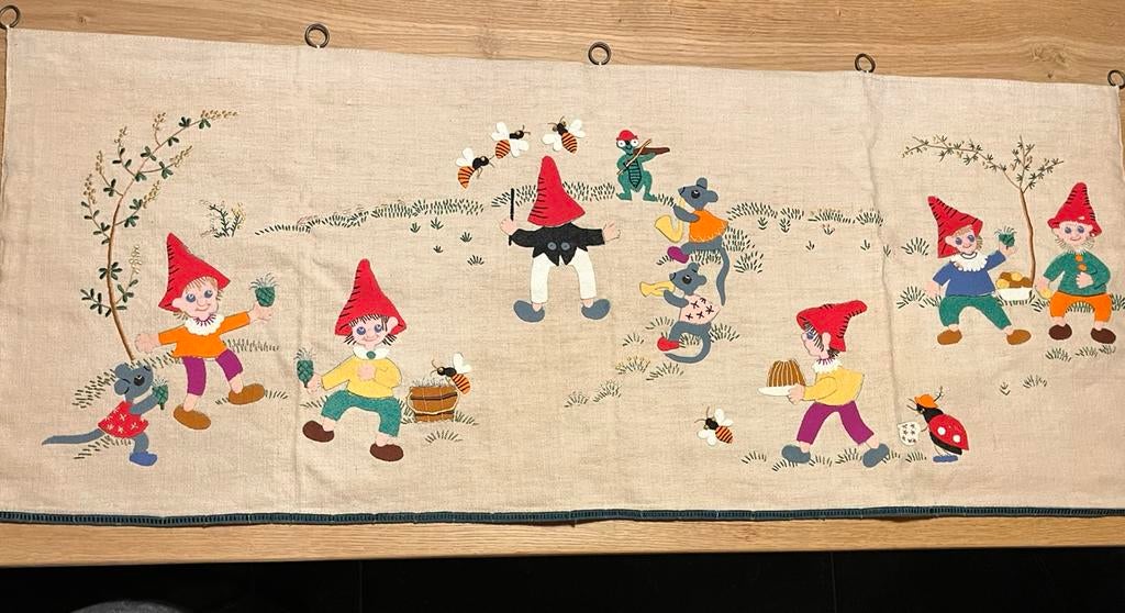 Wandkleed kabouterfeest, Ophalen of Verzenden