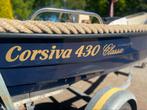 Corsiva 430 nette sloep met trailer, Watersport en Boten, Sloepen, Ophalen, Tot 10 pk, Zo goed als nieuw, 3 tot 6 meter