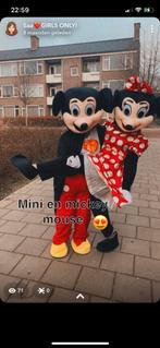 Mini mouse en mickey mouse mascotte, Ophalen of Verzenden, Zo goed als nieuw