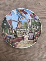 Vintage Decoratie Bord met Hollands Tafereel, Ophalen of Verzenden