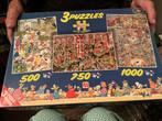 Jan van Haasteren puzzels, diverse dozen, Ophalen of Verzenden, 500 t/m 1500 stukjes, Gebruikt, Legpuzzel