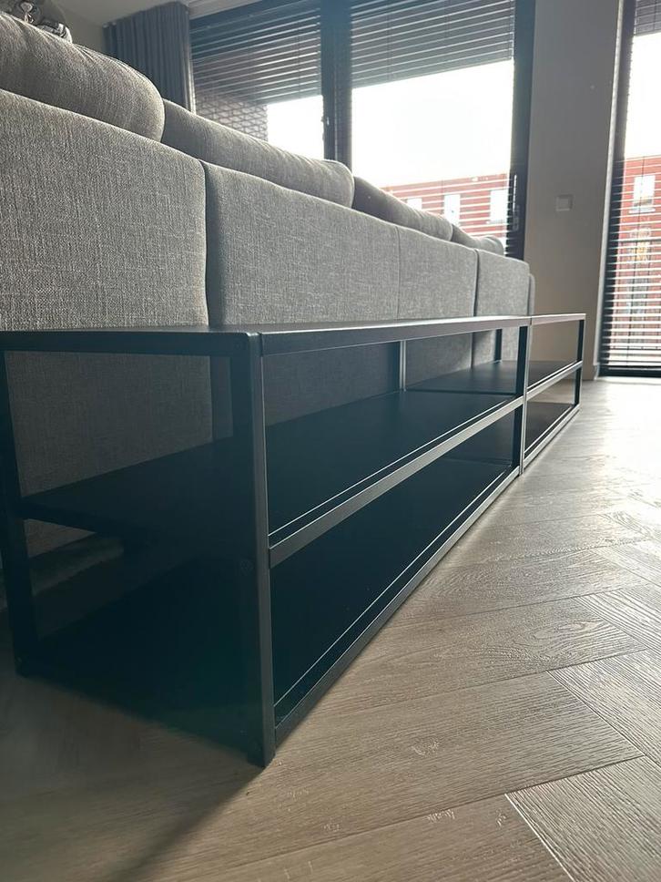 Side tables - open lage kastjes - achter bank/bed, Huis en Inrichting, Tafels | Sidetables, Zo goed als nieuw, 25 tot 50 cm, 100 tot 150 cm