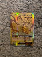 Pokémon Ultra Necrozma-GX (Gold Secret Rare) - Dragon Majest, Ophalen of Verzenden, Gebruikt, Losse kaart, Foil