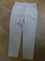 Pepita ruitje bruintinten chino pantalon broek maat 38 M H&M, Lang, Maat 38/40 (M), H&M, Ophalen of Verzenden