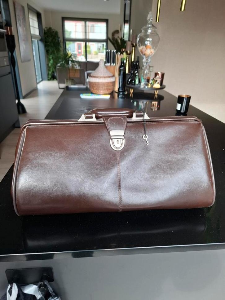 Prachtige Abbott dokterstas, Sieraden, Tassen en Uiterlijk, Tassen | Reistassen en Weekendtassen, Nieuw, Bruin, 40 tot 60 cm, 20 tot 30 cm