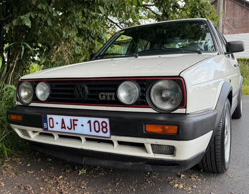 Golf 2 Gti 8V, Auto's, Volkswagen, Particulier, Golf, Benzine, Handgeschakeld, Wit, Stof, Voorwielaandrijving, Ophalen