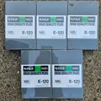 FUJI VHS H451 E-120 HIGH QUALITY + Videobanden Nieuw  5X, Ophalen of Verzenden, Nieuw, Videoband