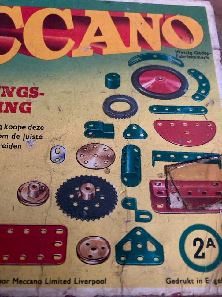 Meccano Kist met Voorbeelden, Hobby en Vrije tijd, Modelbouw | Auto's en Voertuigen, Gebruikt, Overige typen, Groter dan 1:32