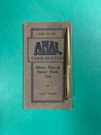 Amal Hints & Tips Motorcycle Carburetturs 1930 UK (Org.), Overige merken
