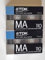 TDK MA110 Metal position cassettebandjes, Cd's en Dvd's, Ophalen of Verzenden, Zo goed als nieuw, Onbespeeld