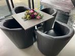 Tafel met 4 Relaxstoelen, Ophalen of Verzenden