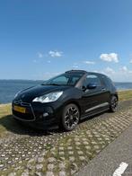 Citroën DS3 1.6 Cabrio 2013 Zwart, Auto's, Citroën, Voorwielaandrijving, 1131 kg, Zwart, Handgeschakeld