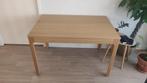 Uitschuifbare eettafel + 4 stoelen, Ophalen, Kunststof, 50 tot 100 cm, Zo goed als nieuw