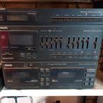 Philips stereoset met pickup en cassettedeck, en 2 speakers, Audio, Tv en Foto, Stereo-sets, Ophalen, Gebruikt, Cassettedeck, Philips