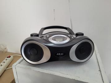 nieuwstaat akai draagbare radio cd mp3 wma speler beschikbaar voor biedingen