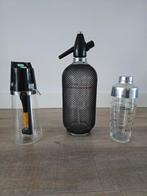 Zeldzame XXL antieke spuitwaterfles in gaas €39 !!!, Antiek en Kunst, Ophalen of Verzenden