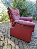 Cassina Fauteuil  Palmaria Vico Magistretti Leer Maralunga, Ophalen, Italiaans Loungen Retro Klassiek Tijdloos Chique, 75 tot 100 cm