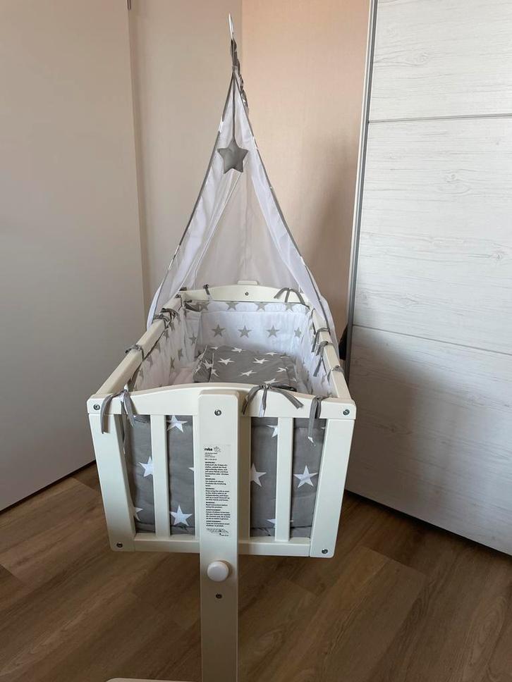 Roba Wieg - Little Stars Design, Kinderen en Baby's, Babywiegjes en Ledikanten, Zo goed als nieuw, Wieg, Ophalen