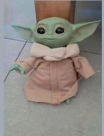 Star Wars The Mandalorian Baby Yoda met geluid, Ophalen of Verzenden, Zo goed als nieuw, Actiefiguurtje