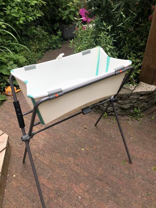 Stokke Flexibad & standaard voor baby’s, Kinderen en Baby's, Badjes en Verzorging, Zo goed als nieuw, Badje, Overige merken, Standaard