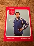 John van ‘T Schip - Ajax Spelerskaart, Verzamelen, Sportartikelen en Voetbal, Ophalen of Verzenden, Zo goed als nieuw, Ajax, Spelerskaart