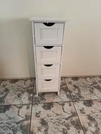 Badkamerkastje met 4 lades - 30x30x82 cm, Huis en Inrichting, Kasten | Ladekasten, Ophalen, Gebruikt, 3 of 4 laden, Minder dan 100 cm