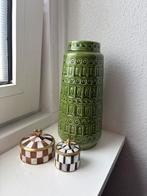 West Germany vaas Scheurich Inka Groen 260-22, Huis en Inrichting, Woonaccessoires | Vazen, Aardewerk of Porselein, Ophalen of Verzenden