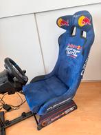 RedBull racing gamestoel met stuur en spel, Spelcomputers en Games, Ophalen, Zo goed als nieuw